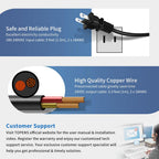 DPS180-U Waterproof AC to DC Power Supply Adapter with Easy Connect Cable