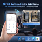 TOPENS XD552 Smart Dual Swing Gate Opener APP Control