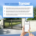 TOPENS XD552 Smart Dual Swing Gate Opener Why Choose Topens