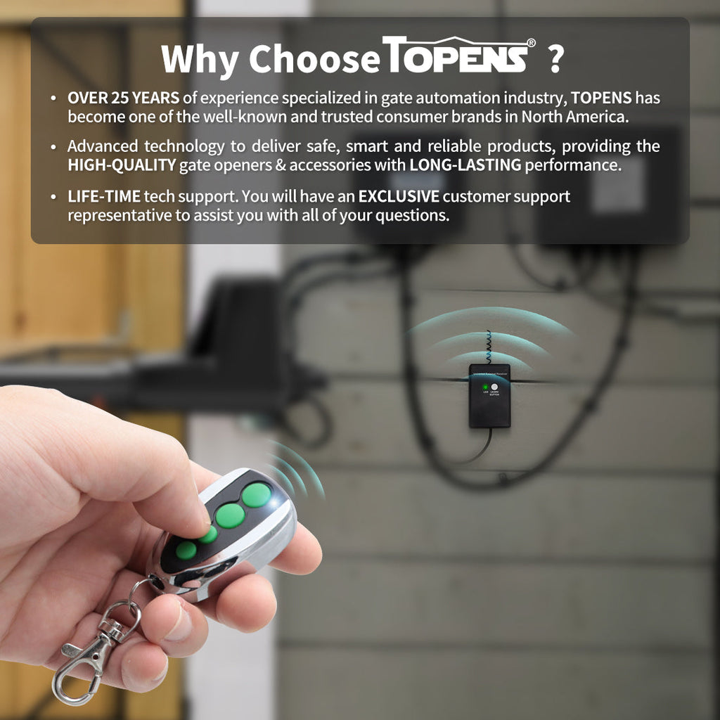 TOPENS ERM12 Gate Remote Control Receiver