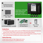 UPS01A Uninterruptible Power Supply Low Voltage Transformer for Gate Openers, Battery Charger & Solar Systems, CCTV Security Cameras
